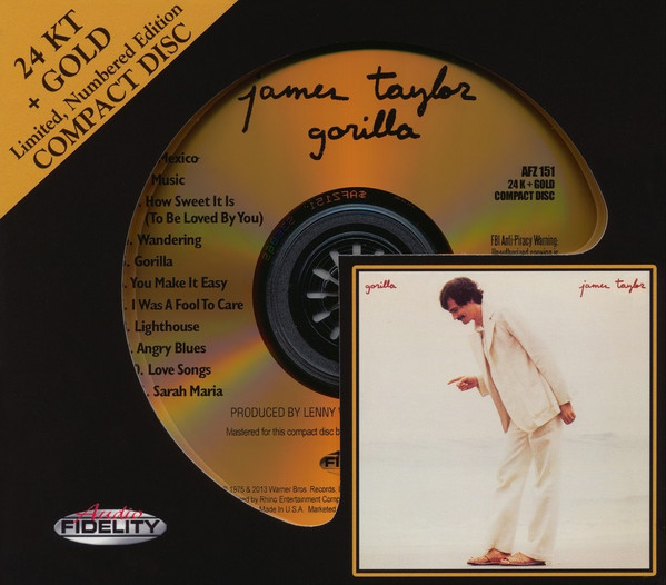 James Taylor – Gorilla (2013, CD) - Discogs