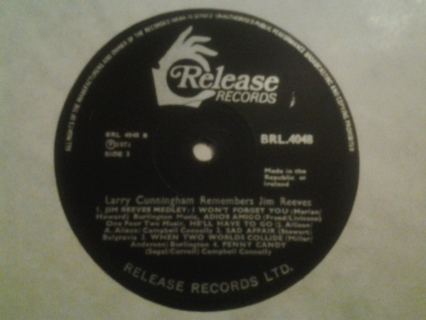 télécharger l'album Larry Cunningham - Remembers Jim Reeves