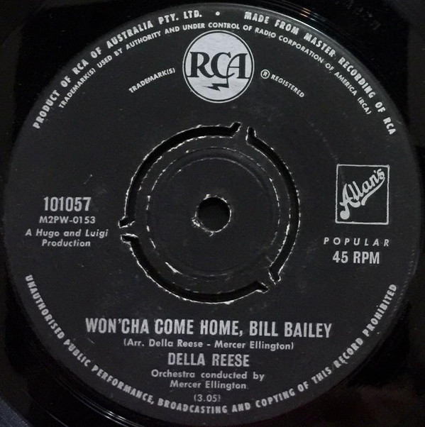 télécharger l'album Della Reese - Woncha Come Home Bill Bailey