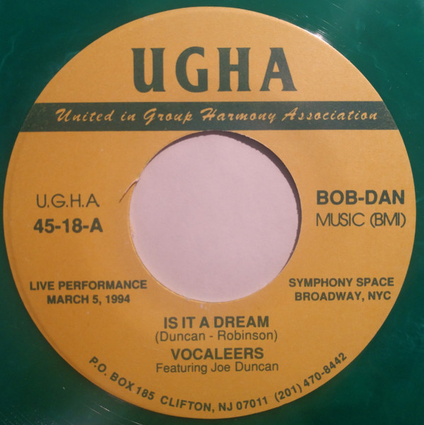 Vocaleers Featuring Joe Duncan / Sheps – Is It A Dream / Golden