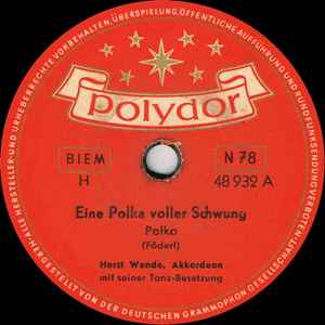 Horst Wende - Ein Polka Voller Schwung / Weltenbummler-Polka album cover