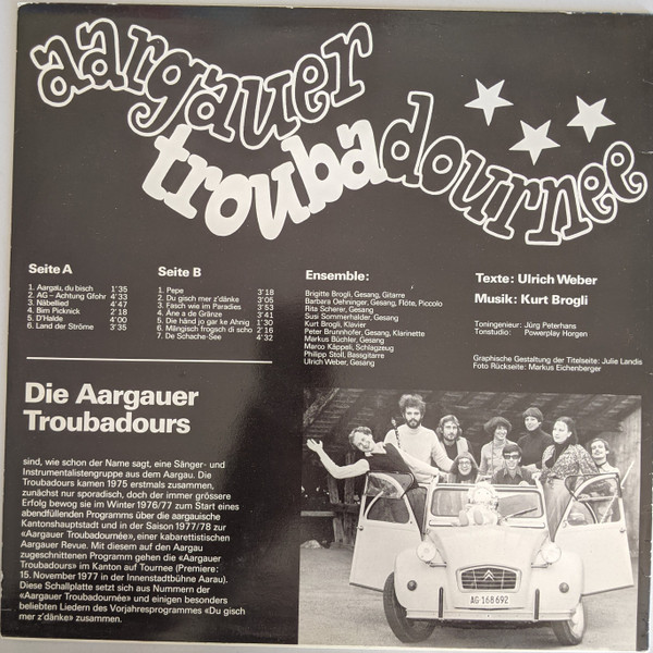 télécharger l'album Aargauer Troubadours - Aargauer Troubadournee