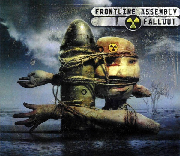 Front Line Assembly – Fallout (2016, White / Toxic Blue Half