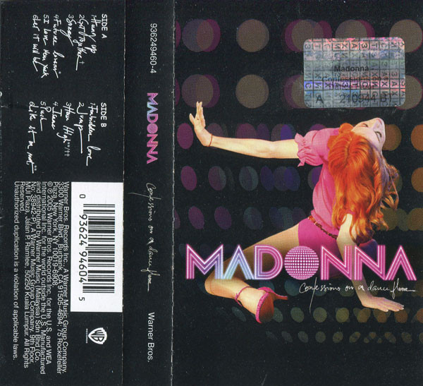 Madonna – Confessions On A Dance Floor (2005, Cassette) - Discogs
