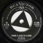 Cover of From A Jack To A King / Welcome To My World, , Vinyl