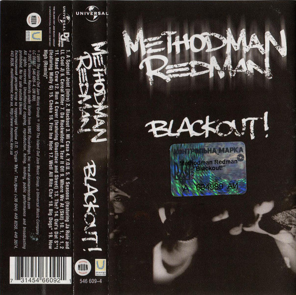 Method Man Redman – Blackout! (2002, Cassette) - Discogs