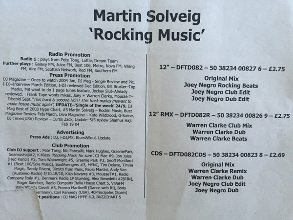 baixar álbum Martin Solveig - Rocking Music