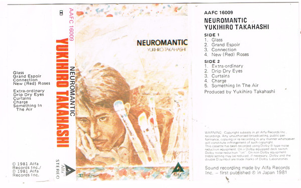 Yukihiro Takahashi – Neuromantic (1981, Cassette) - Discogs