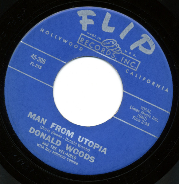 Donald Woods And The Vel-Aires With Ray Johnson Combo – Man From