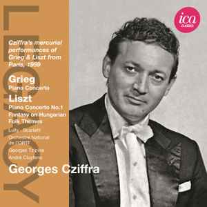 Gyorgy Cziffra - Grieg & Liszt from Paris, 1959 album cover