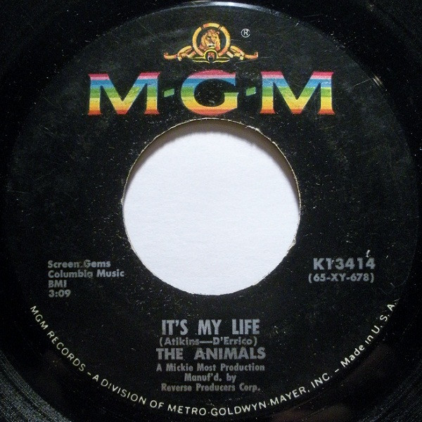 The Animals – It's My Life (1965, Vinyl) - Discogs