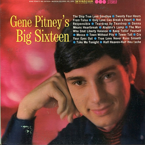 Gene Pitney Gene Pitney S Big Sixteen Pitman Pressing Vinyl