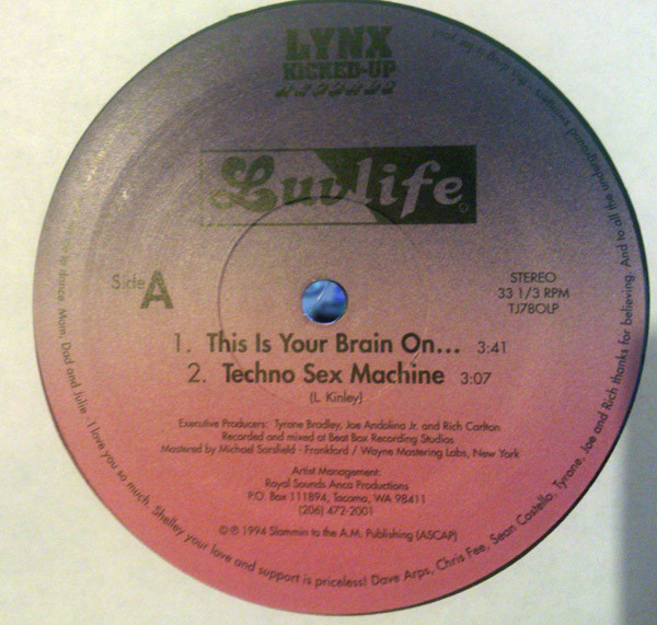 descargar álbum Luv Life - This Is Your Brain On Techno Sex Machine