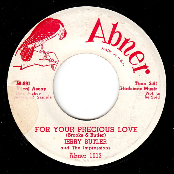 Jerry Butler & The Impressions – For Your Precious Love / Sweet Was The  Wine (1958, Vinyl) - Discogs