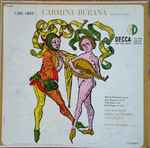 Cover of Carmina Burana (Secular Songs), , Vinyl