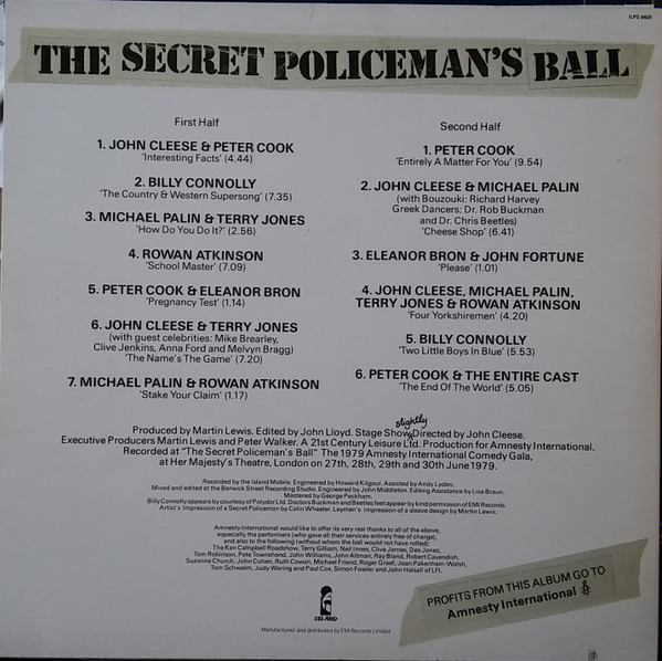 lataa albumi Various - The Secret Policemans Ball