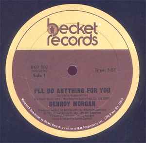 Denroy Morgan - I'll Do Anything For You album cover
