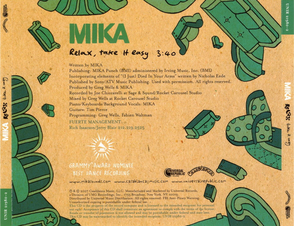 MIKA – MIKA (2006, CD) - Discogs
