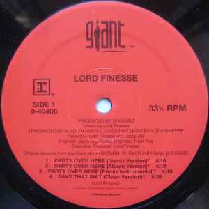 Lord Finesse - Party Over Here album cover