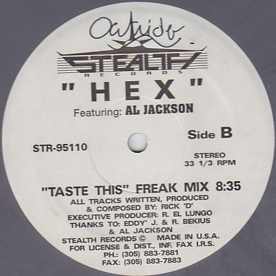 télécharger l'album Hex Feat Al Jackson - U Give Me Taste This