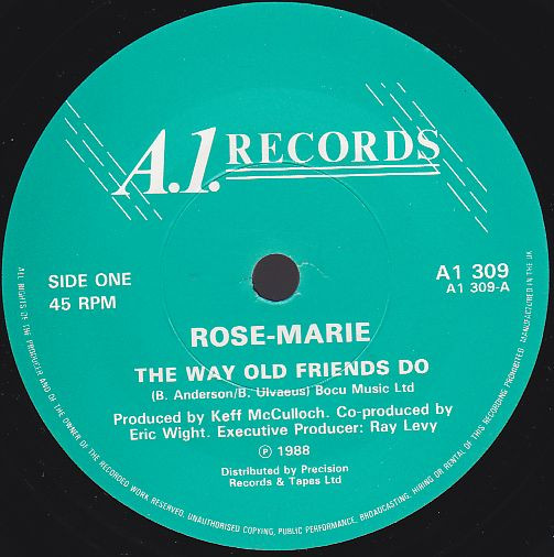 descargar álbum Rose Marie - The Way Old Friends Do