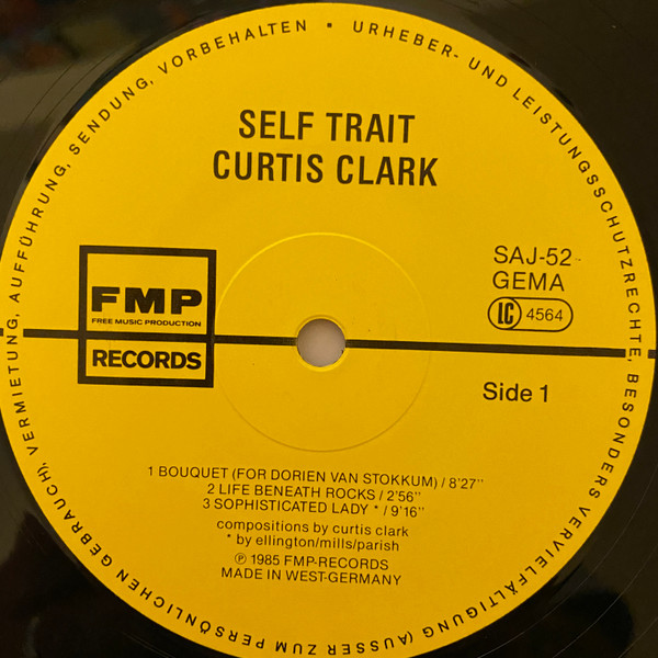 last ned album Curtis Clark - Self Trait