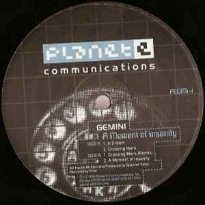 Gemini - A Moment Of Insanity album cover