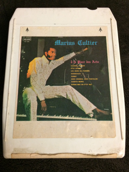 Marius Cultier – À La Place Des Arts (1970, 8-Track Cartridge 