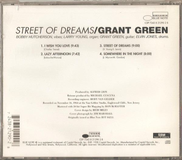 レコード/***】GRANT GREEN /STREET OF DREAMS (BST-84253)-