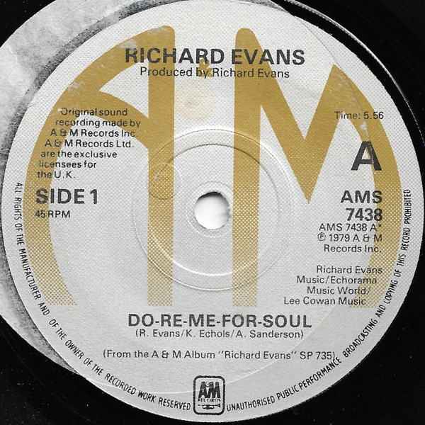 baixar álbum Richard Evans - Do Re Me For Soul Burning Spear