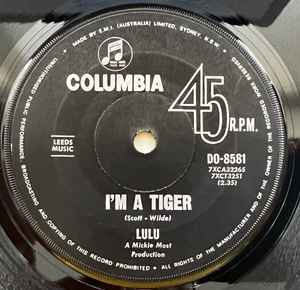 Lulu - I'm A Tiger album cover