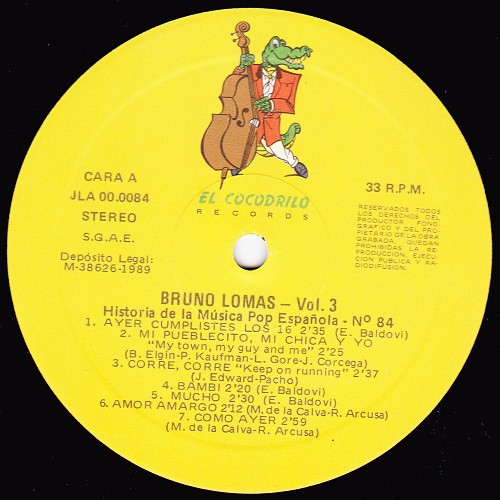 Album herunterladen Bruno Lomas - Vol3