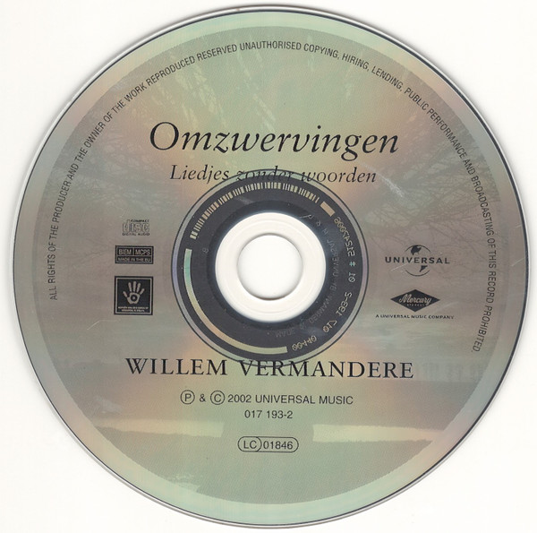 last ned album Willem Vermandere - Omzwervingen Liedjes Zonder Woorden