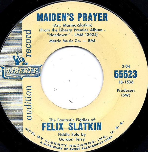 télécharger l'album Felix Slatkin - Maidens Prayer Orange Blossom Special