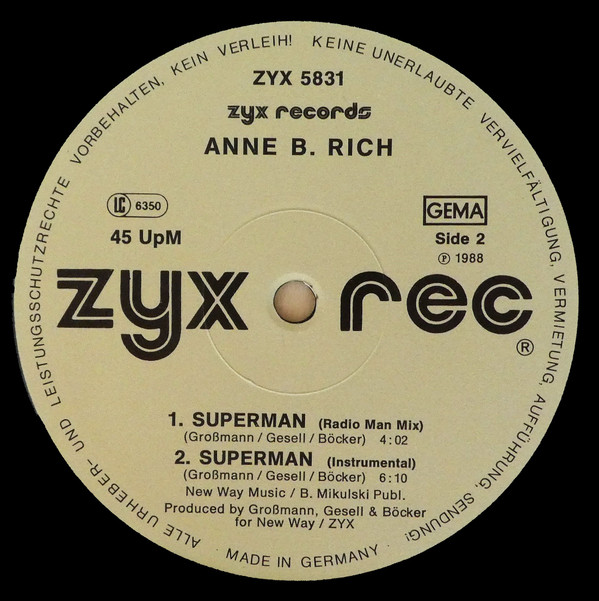 descargar álbum Anne B Rich - Superman