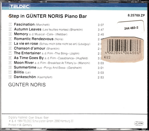 descargar álbum Günter Noris - Step In Günter Noris Piano Bar