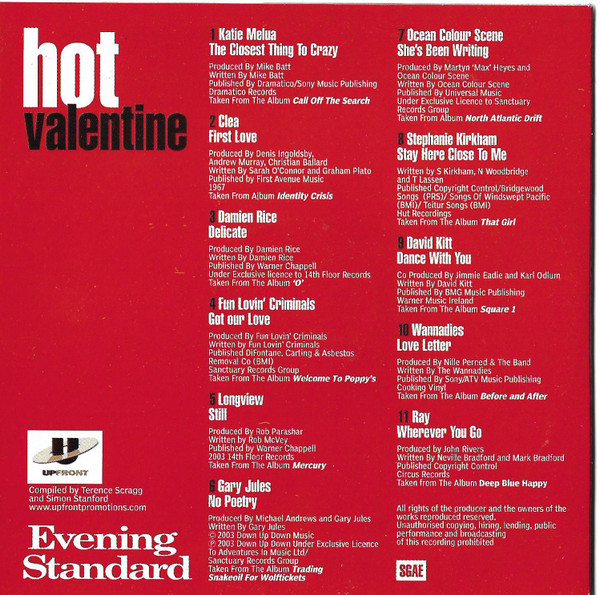 descargar álbum Various - Hot Valentine
