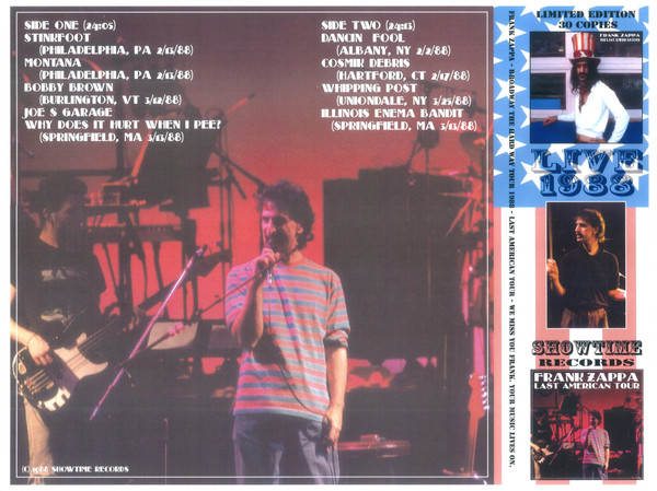 descargar álbum Frank Zappa - The Last American Tour