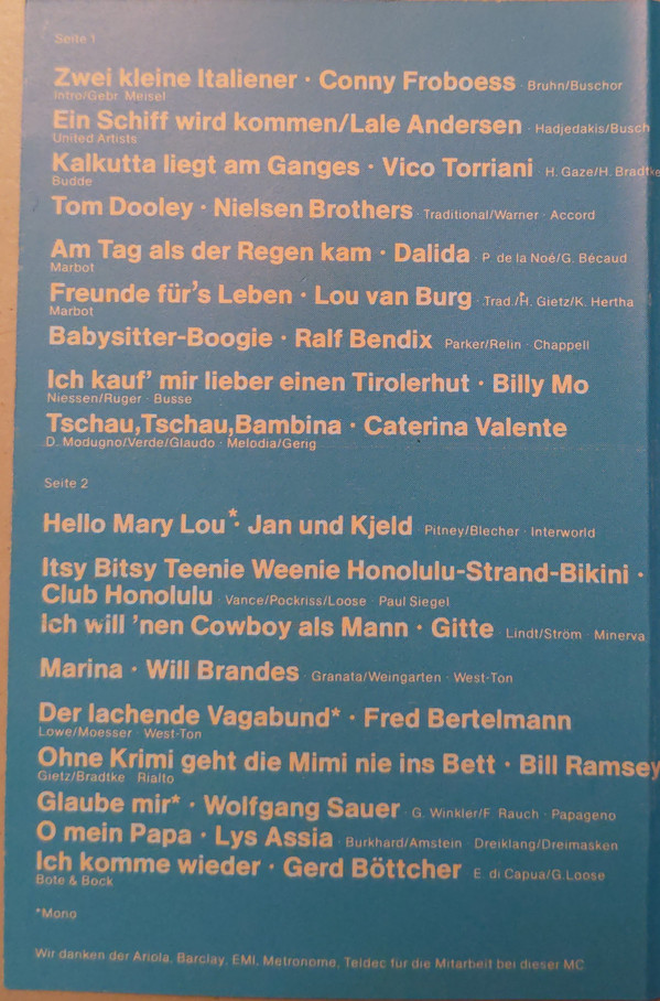 ladda ner album Various - So Schön Wars Nur Einmal