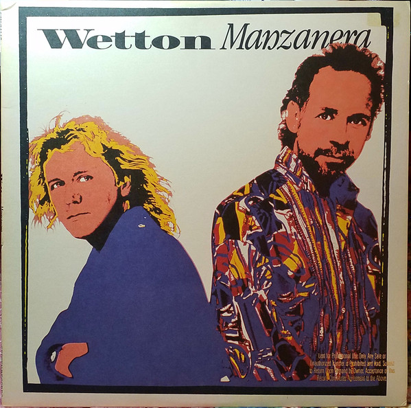 Wetton / Manzanera - Wetton / Manzanera | Releases | Discogs