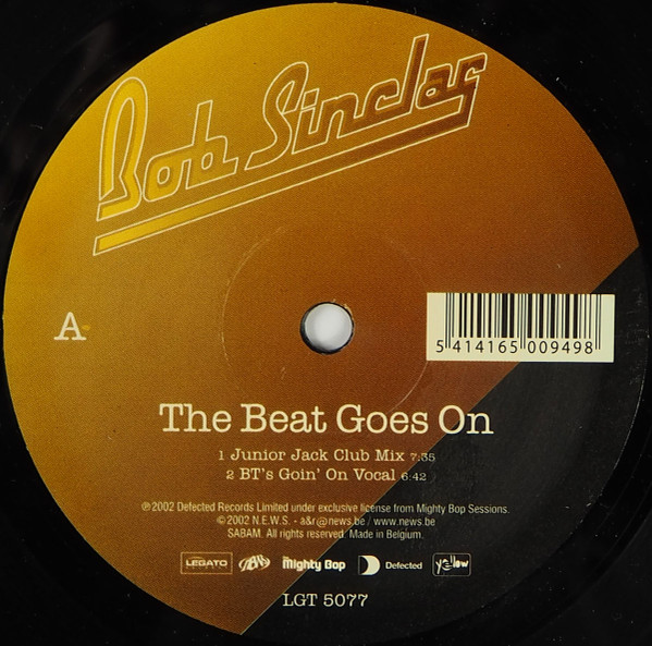 Bob Sinclar – The Beat Goes On (2003, Vinyl) - Discogs