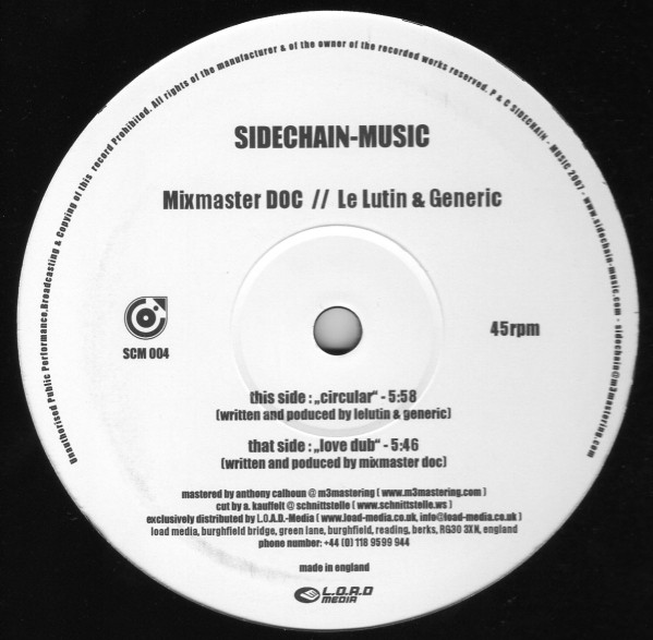 lataa albumi Mixmaster DOC Le Lutin & Generic - Love Dub Circular