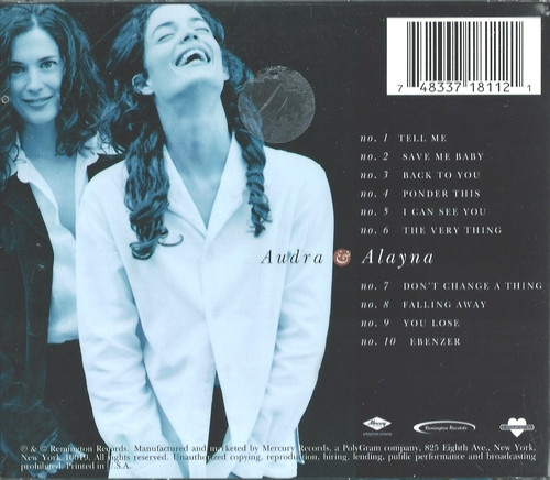 Audra & Alayna – Audra & Alayna (1998, CD) - Discogs
