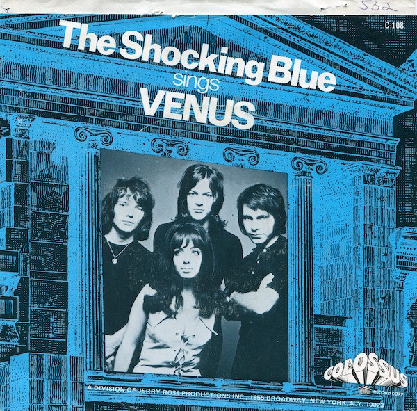 Shocking Blue – Venus / Hot Sand (1969, black/pink labels, Vinyl 