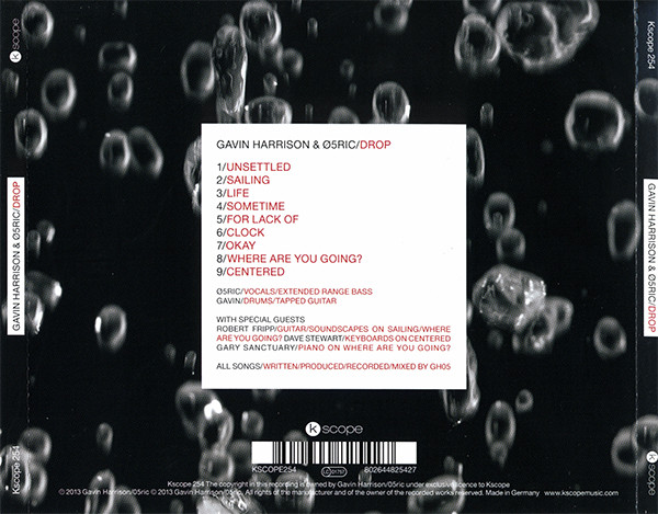 last ned album Gavin Harrison & Ø5Ric - Drop