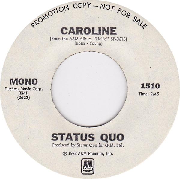 télécharger l'album Status Quo - Caroline