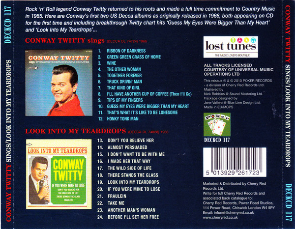 last ned album Conway Twitty - Conway Twitty Sings Look Into My Teardrops