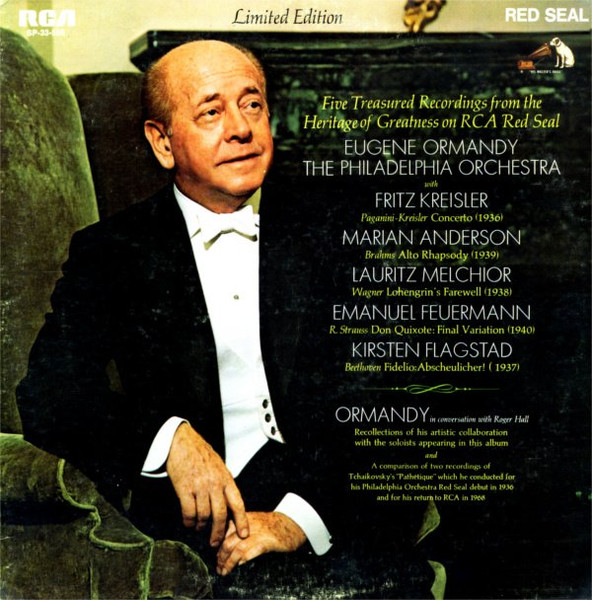 Eugene Ormandy, The Philadelphia Orchestra With Fritz Kreisler