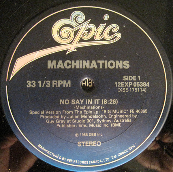 baixar álbum Machinations - No Say In It