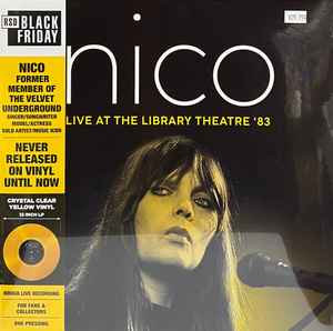 Nico (3) - Live At The Library Theatre '83 album cover